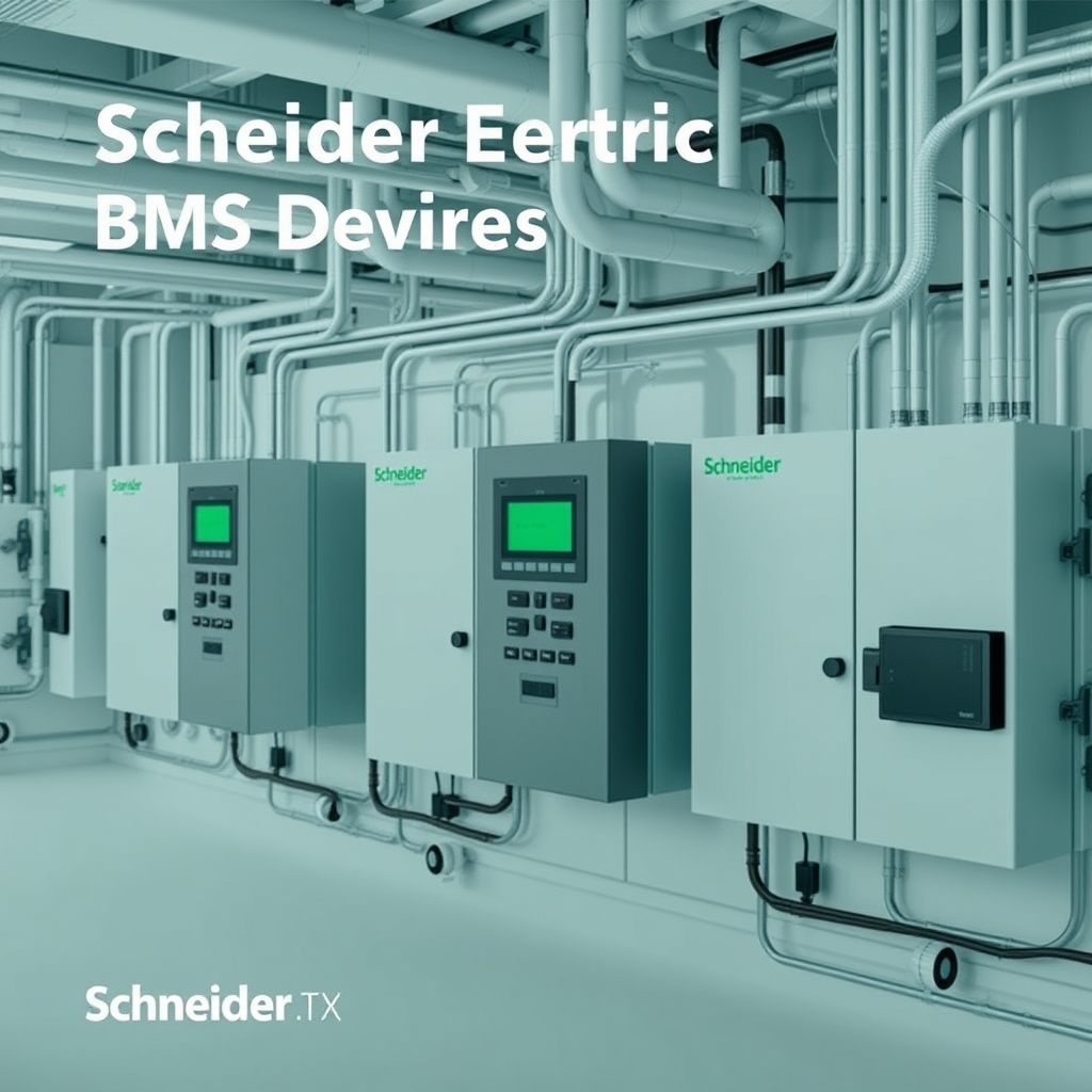 Schneider Electric BMS Devices: SpaceLogic AS-P, Controllers & Field Hardware Guide - EnergyX Egypt technical illustration