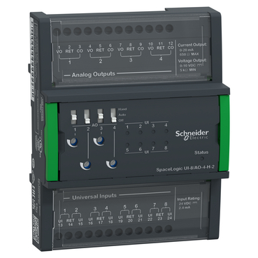 Schneider Electric SXWUI8A4H10002 SpaceLogic Central I/O expansion module