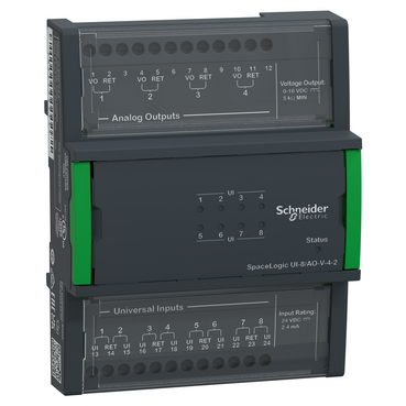Schneider Electric SXWUI8V4X10002 SpaceLogic Central I/O expansion module